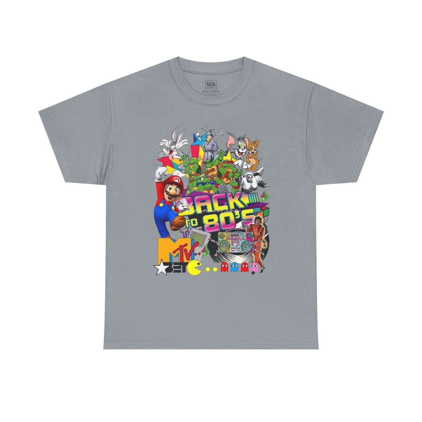 Retro 80s Unisex Heavy Cotton Tee