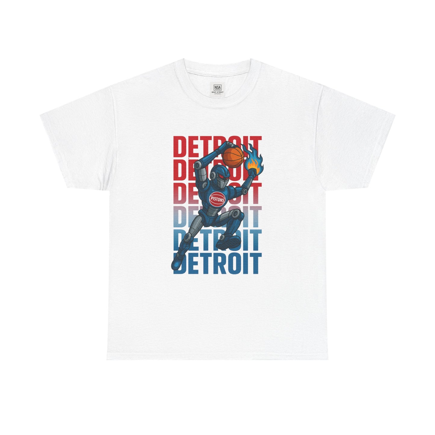 Detroit Basketball Neat Street Graphic Tee