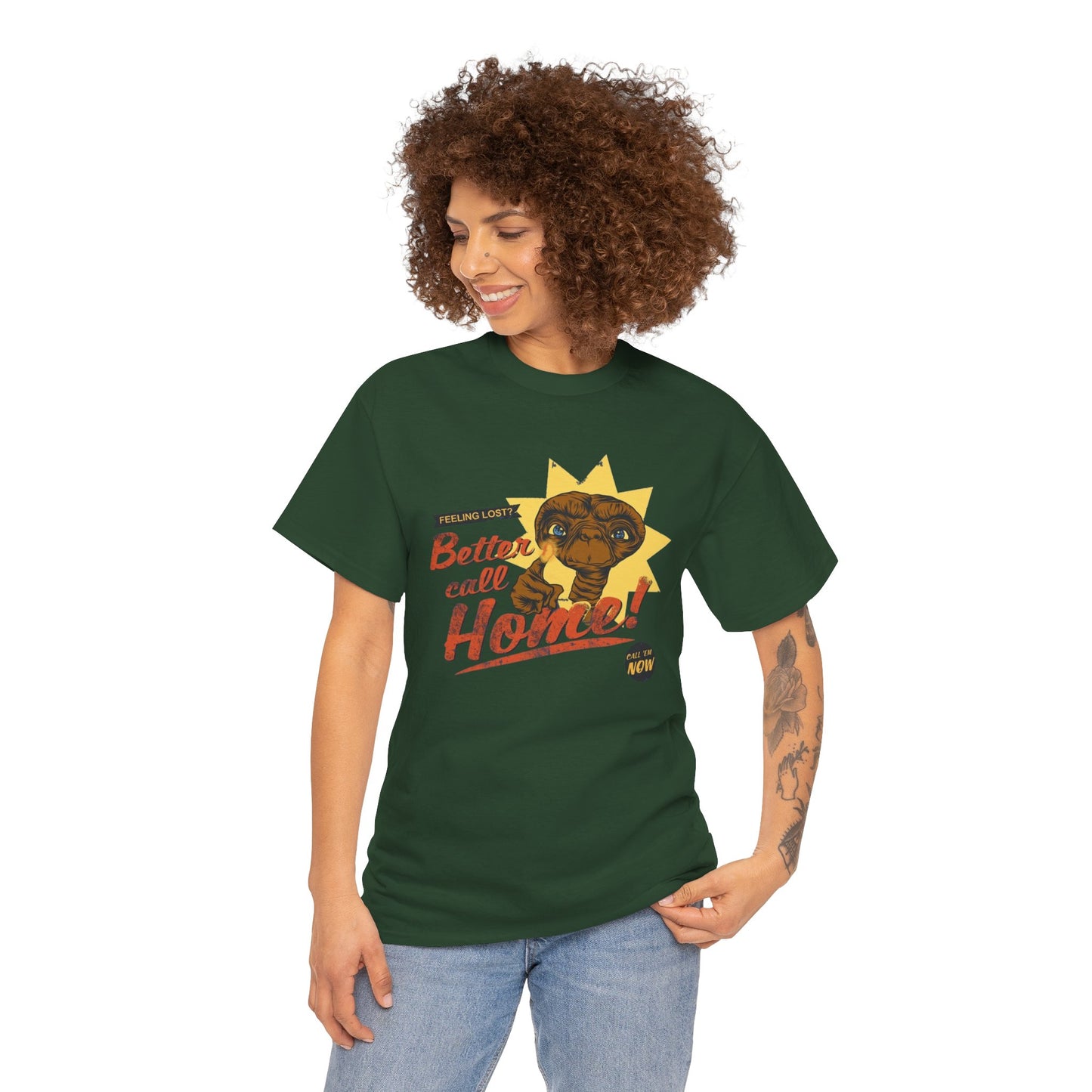 Better Call Home! Unisex Heavy Cotton Tee