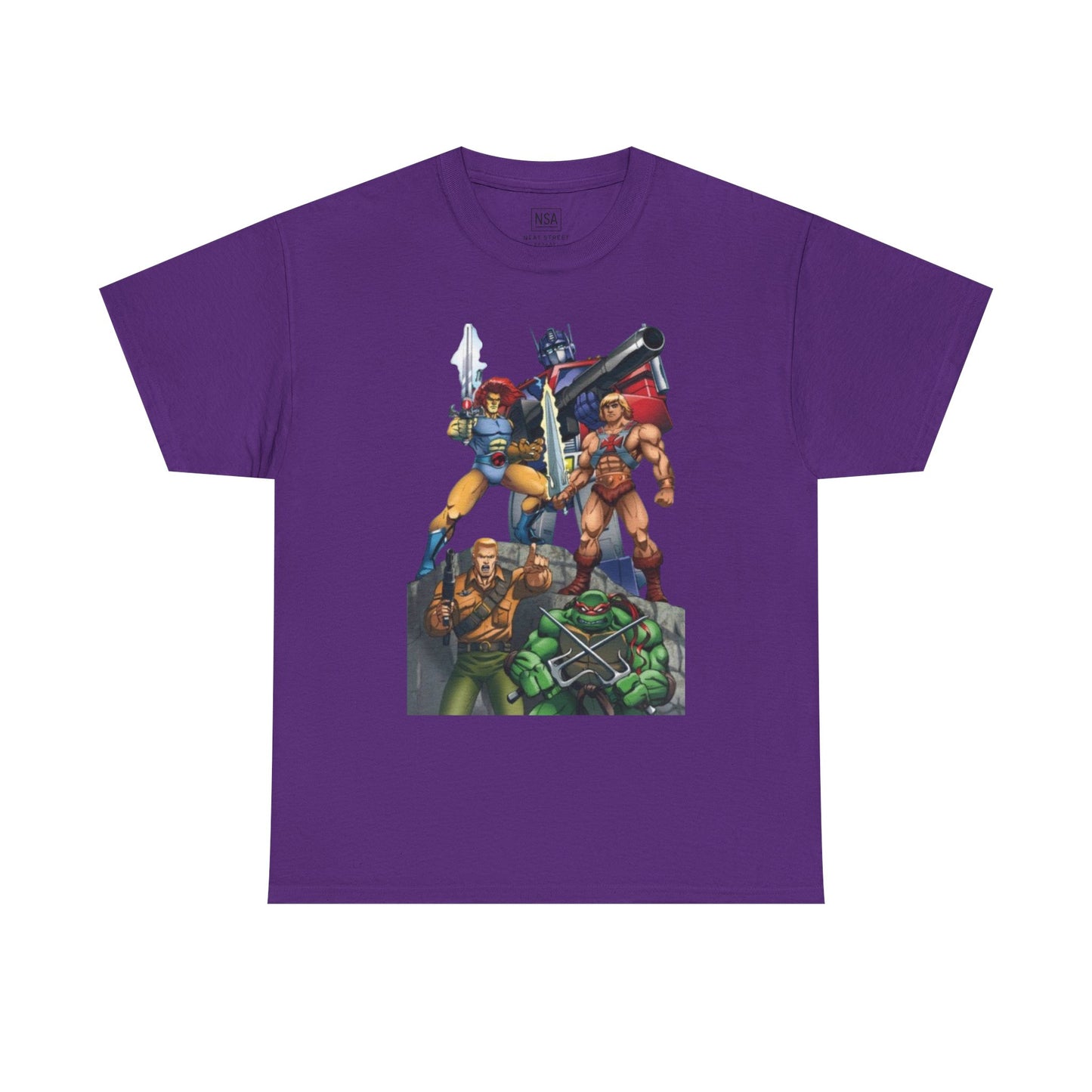 Retro 80s Action Heroes Unisex Tee