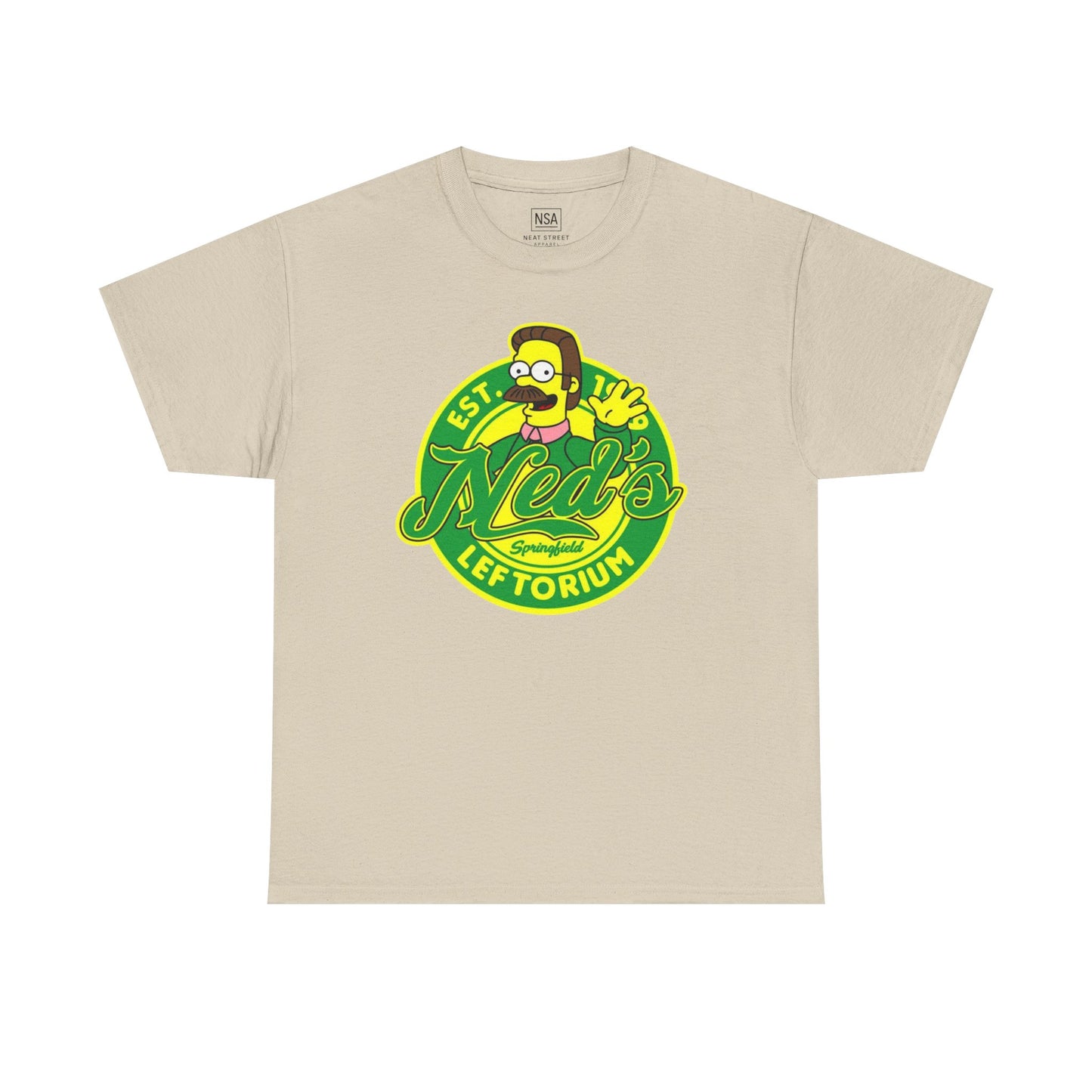 Ned's Leftorium Unisex Heavy Cotton Tee