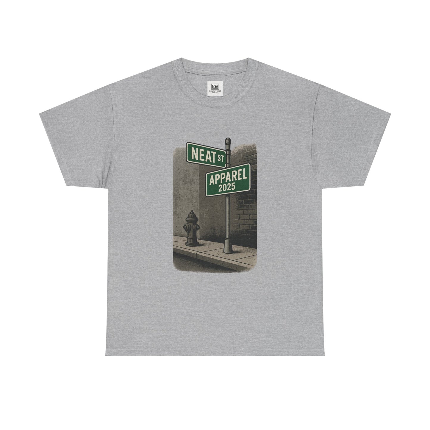 Vintage Neat Street Unisex Heavy Cotton Tee