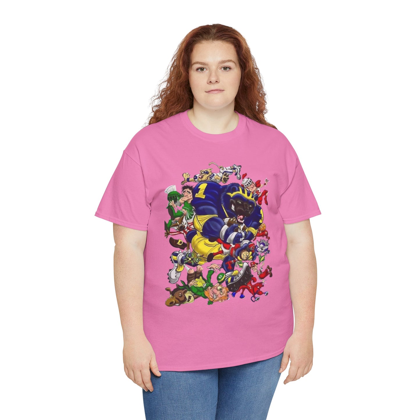 Wolverines Unisex Heavy Cotton Tee
