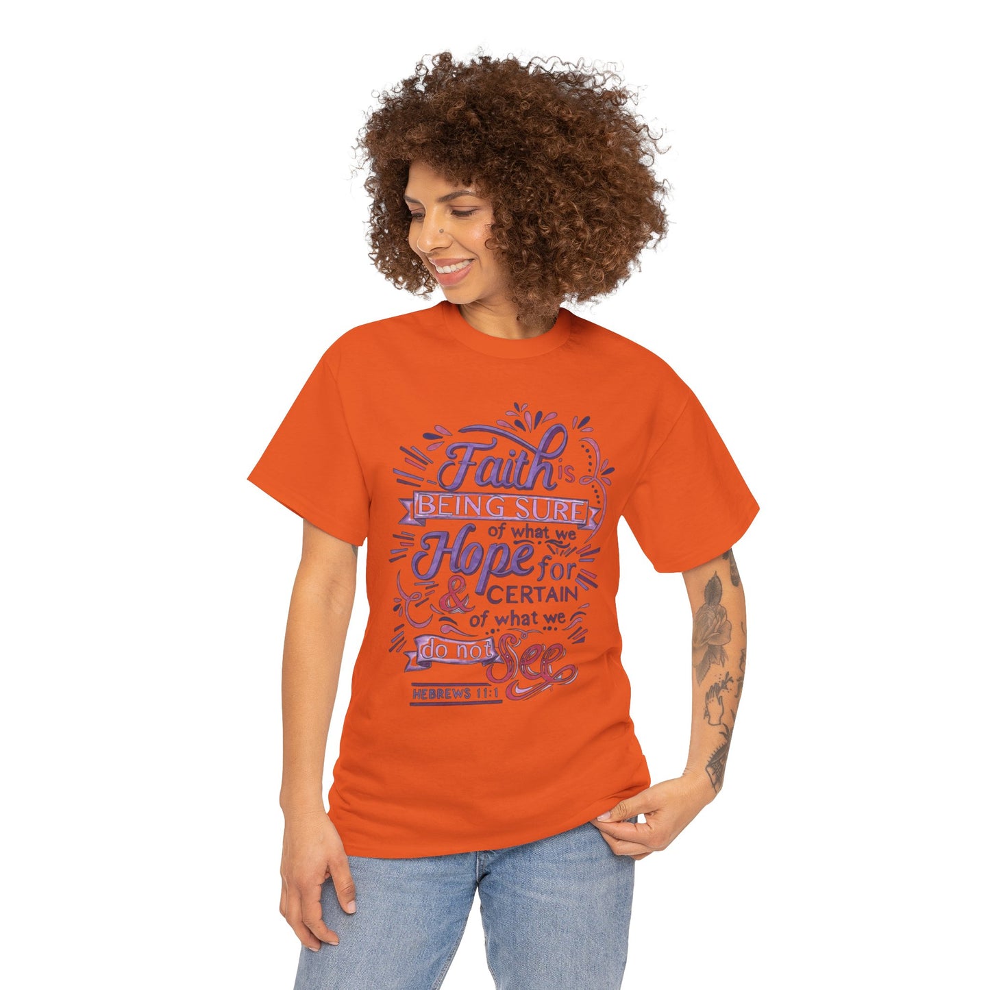 Inspirational Faith & Hope Unisex Cotton T-shirt