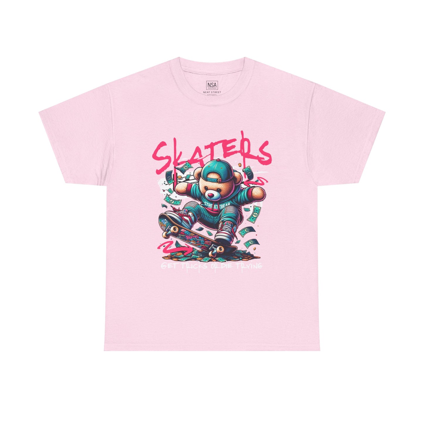 Skater Bear T-Shirt Cool Graphic Tee