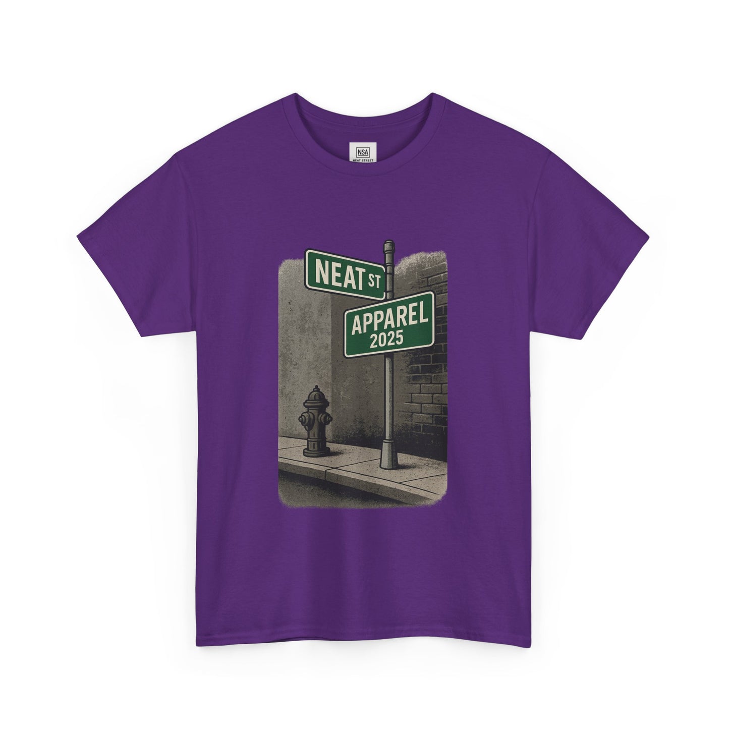 Vintage Neat Street Unisex Heavy Cotton Tee