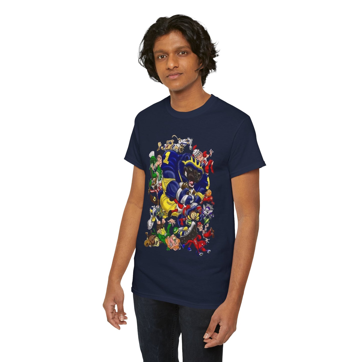 Wolverines Unisex Heavy Cotton Tee