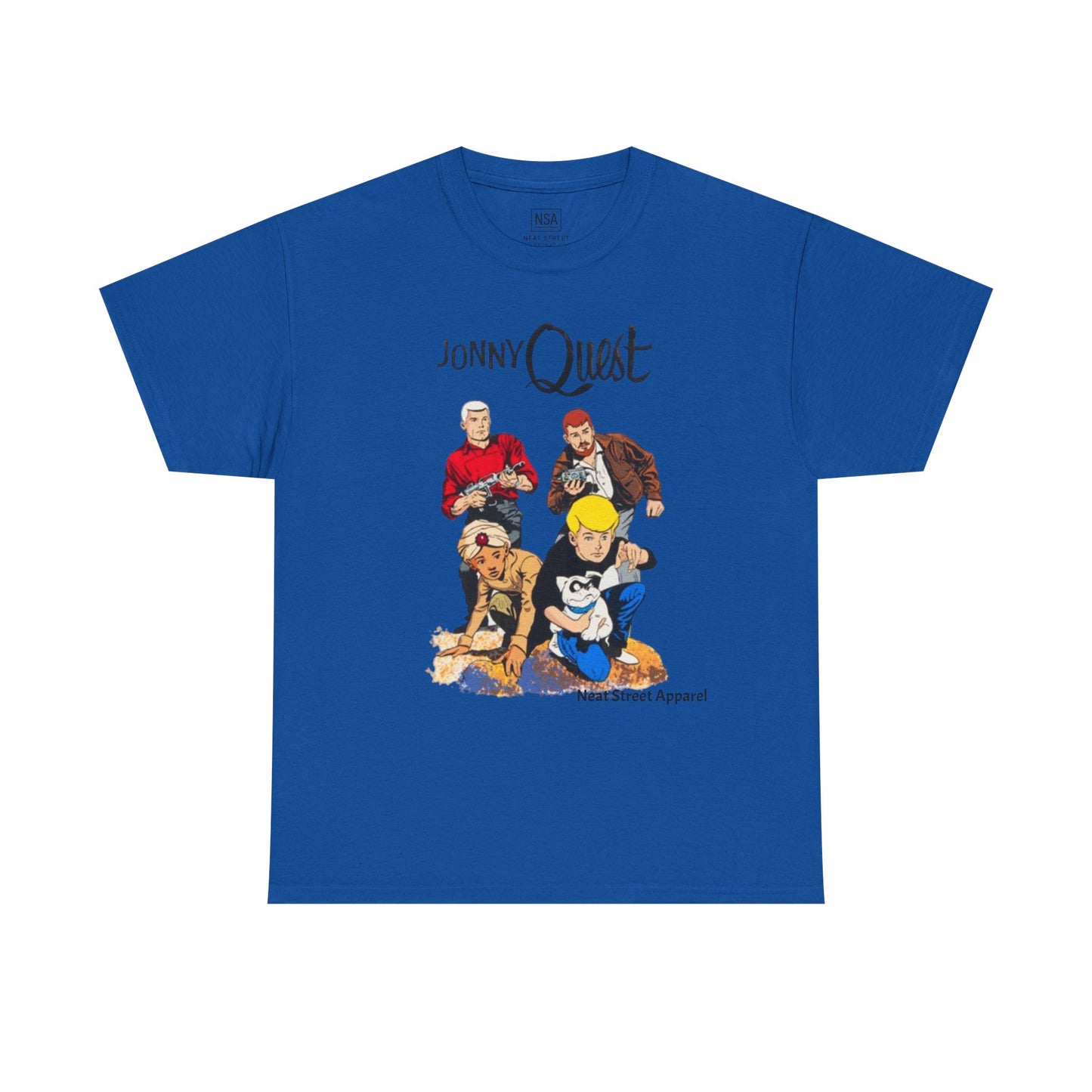 Jonny Quest Cartoon Unisex Heavy Cotton Tee