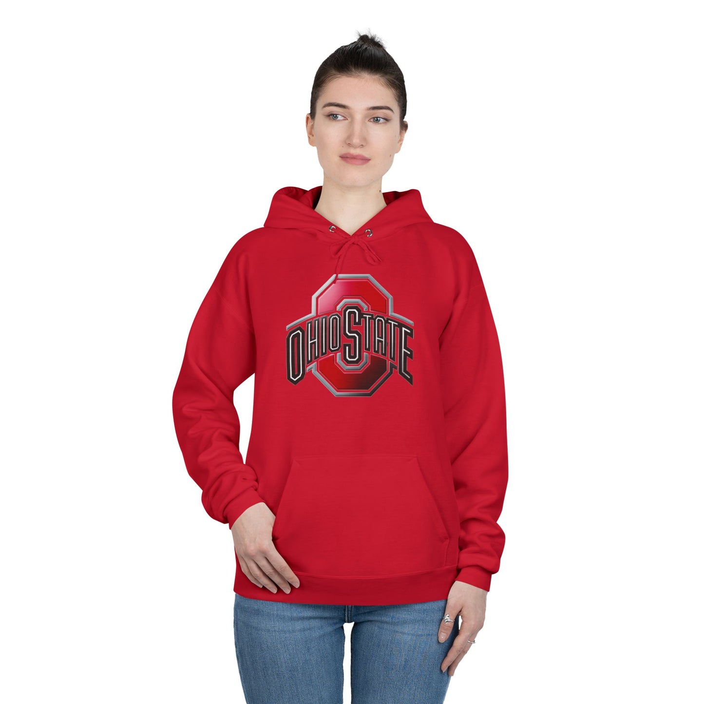 Buckeyes Unisex EcoSmart Pullover Hoodie, Sports Fan Gift, College Hoodie