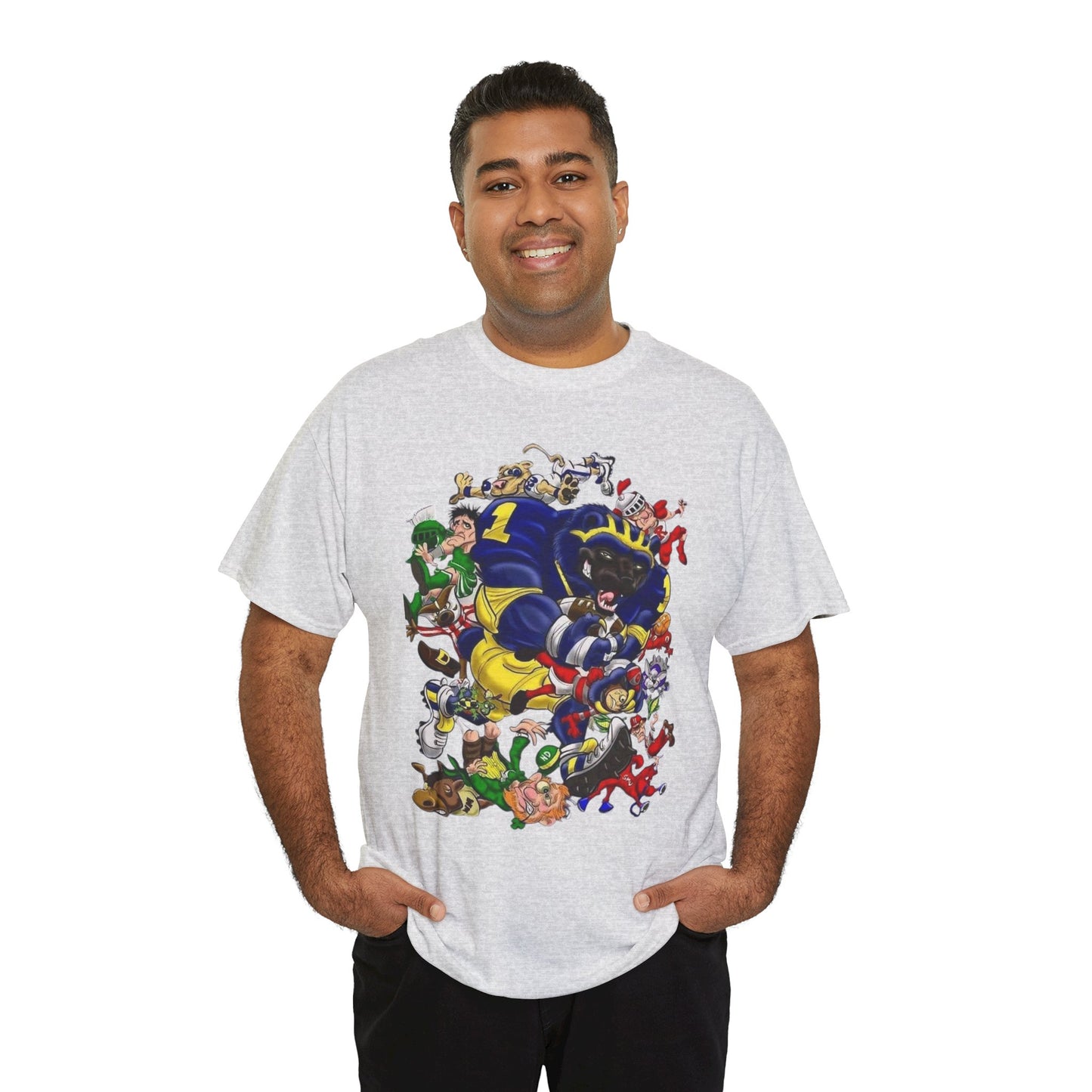 Wolverines Unisex Heavy Cotton Tee