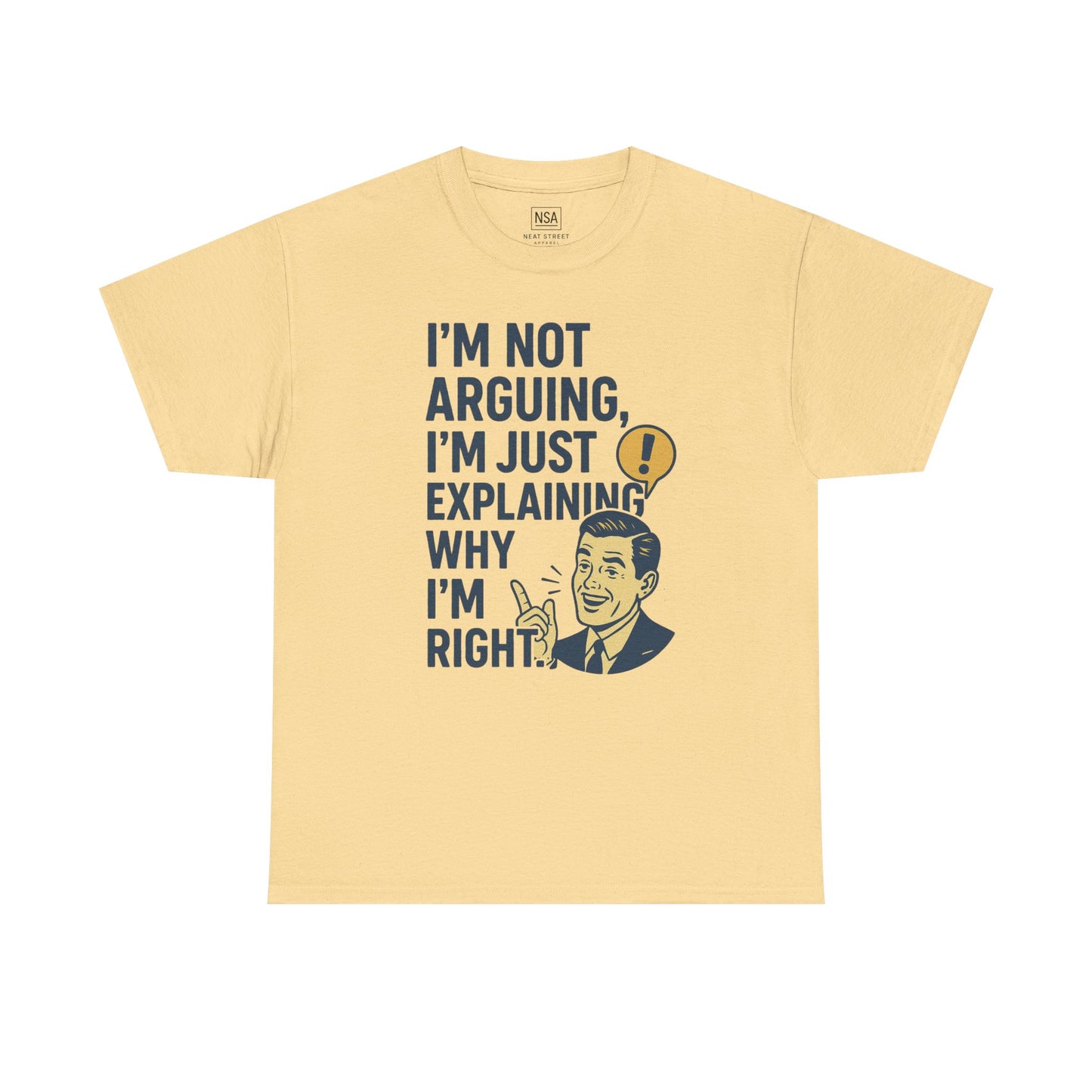 Unisex Humorous Explanation Tee, Funny T-Shirt