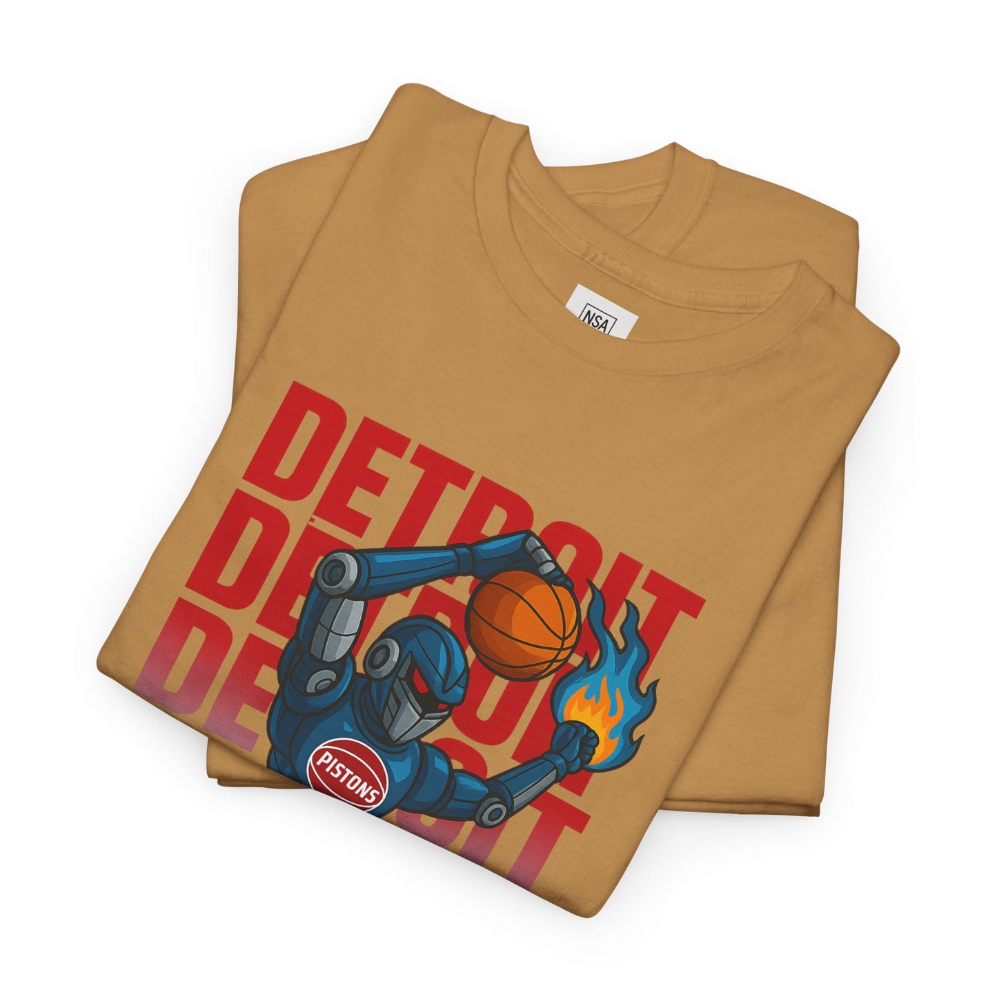 Detroit Basketball Neat Street Graphic Tee