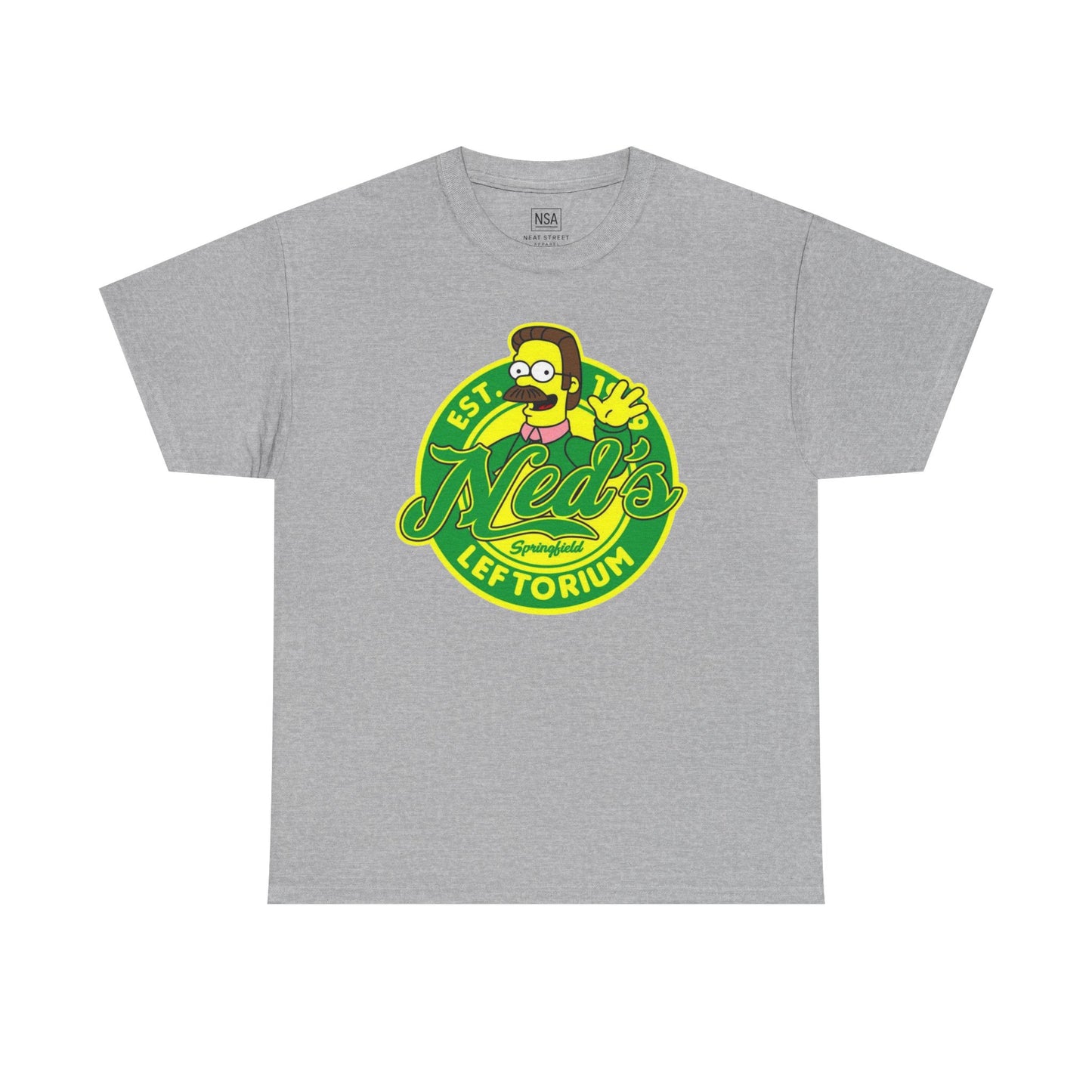 Ned's Leftorium Unisex Heavy Cotton Tee