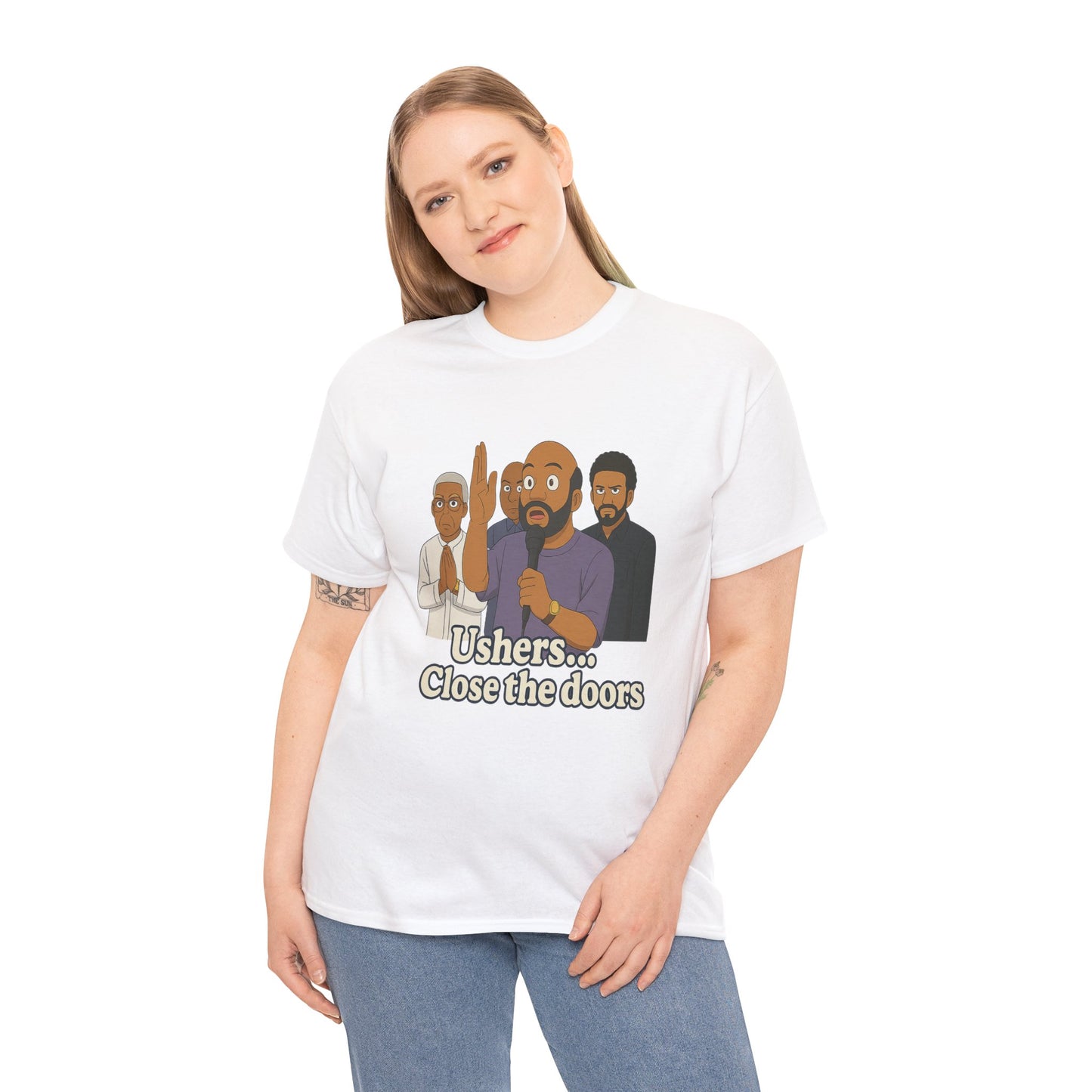 "Close the doors" Cotton Tee