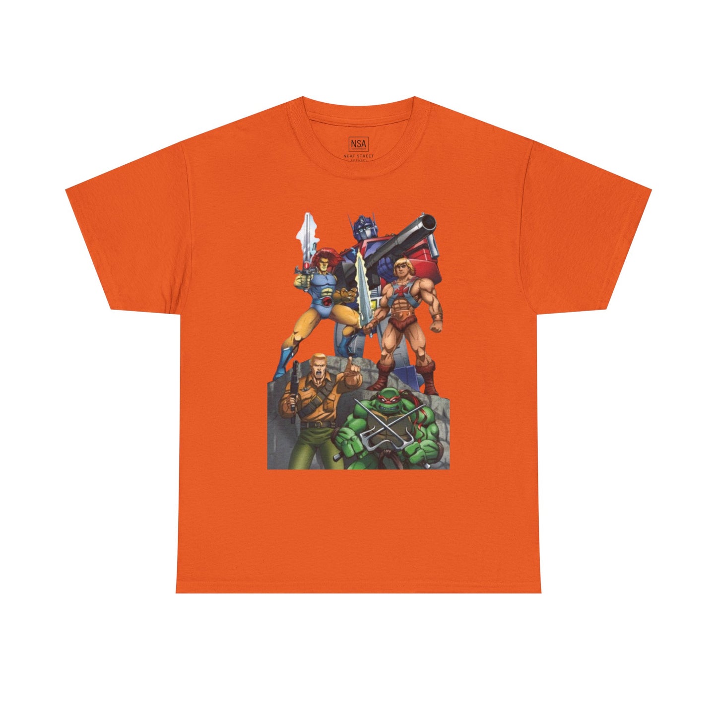 Retro 80s Action Heroes Unisex Tee