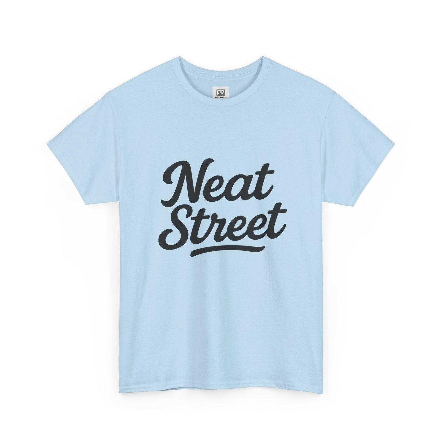 'Neat Street' Basic Tee (Black letters)