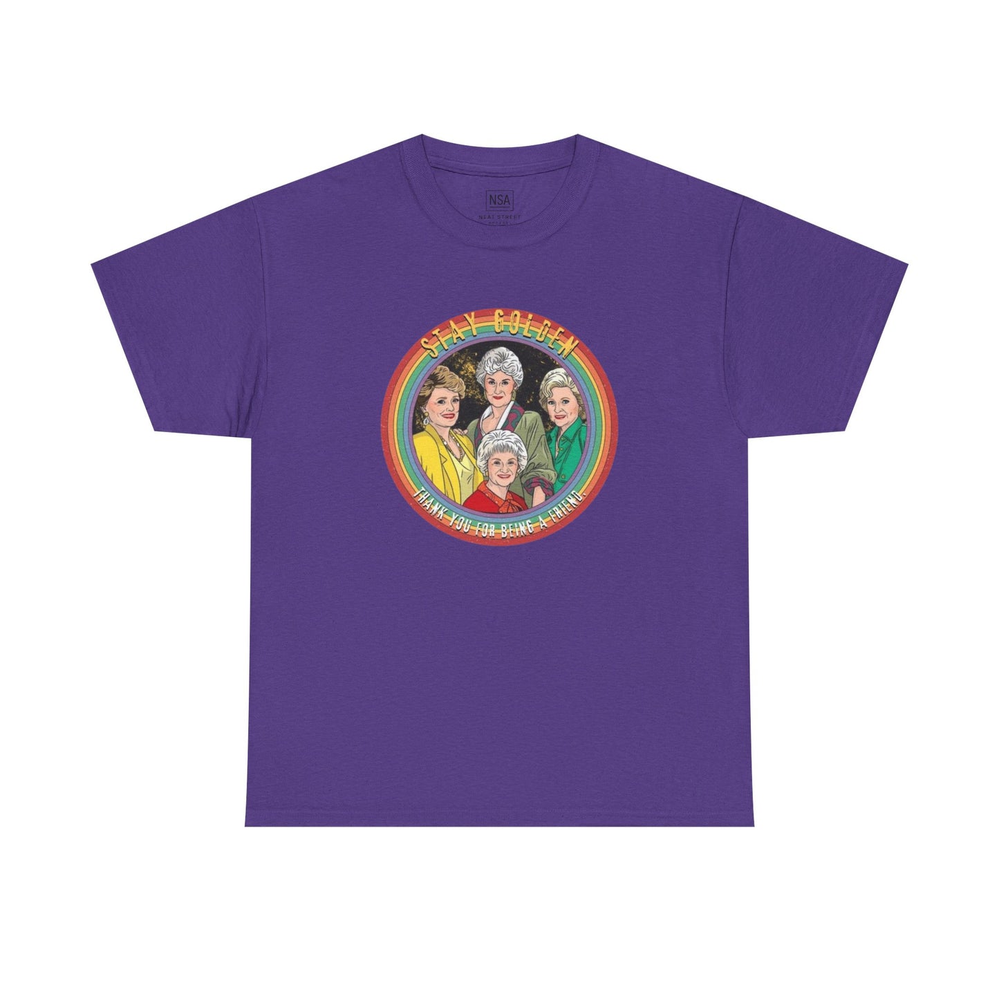 Retro Golden Girls Unisex Heavy Cotton Tee
