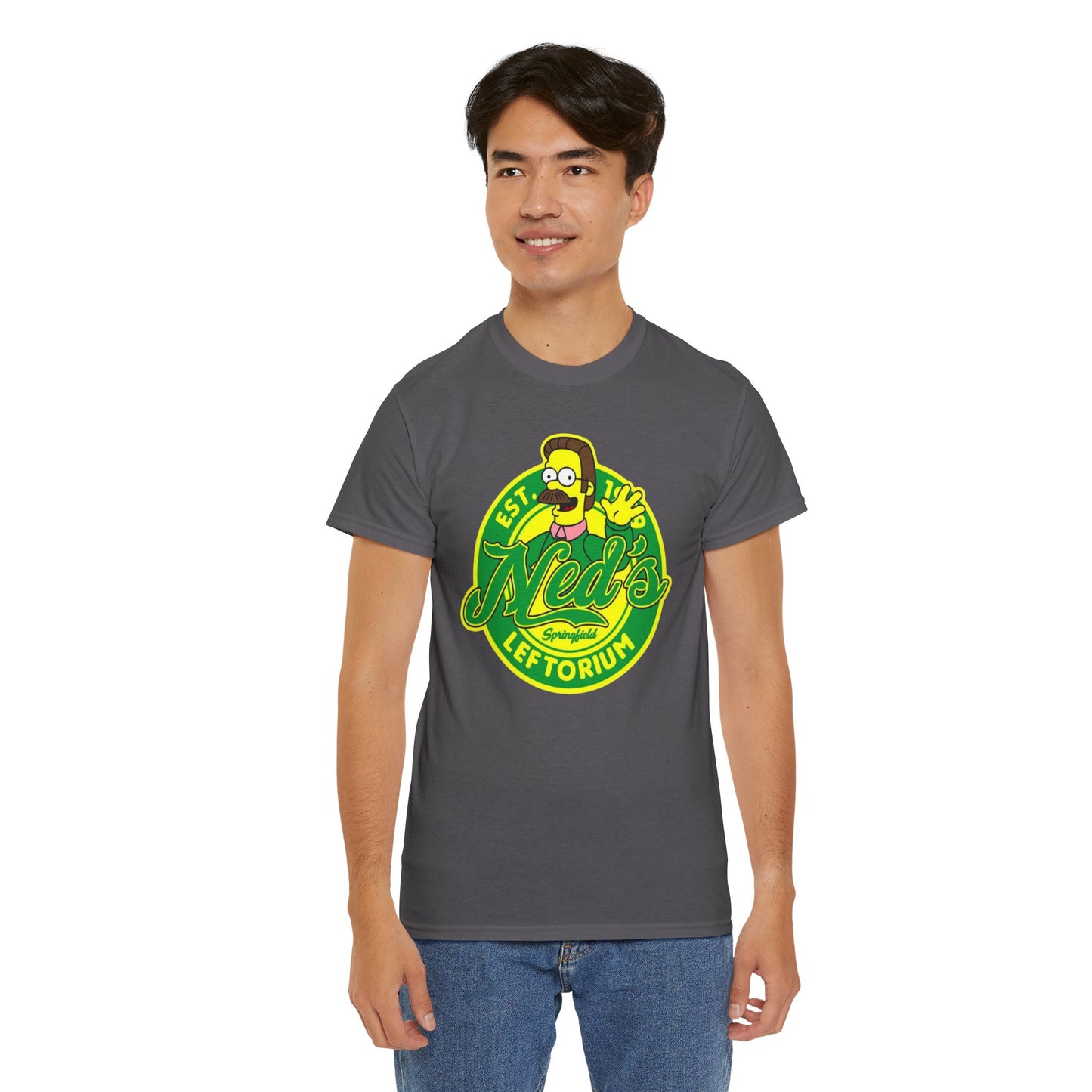 Ned's Leftorium Unisex Heavy Cotton Tee