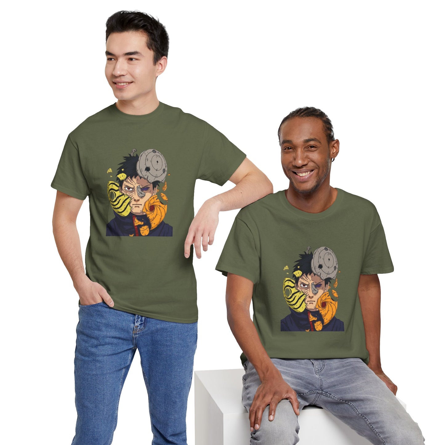 Obito Anime Unisex Heavy Cotton Tee