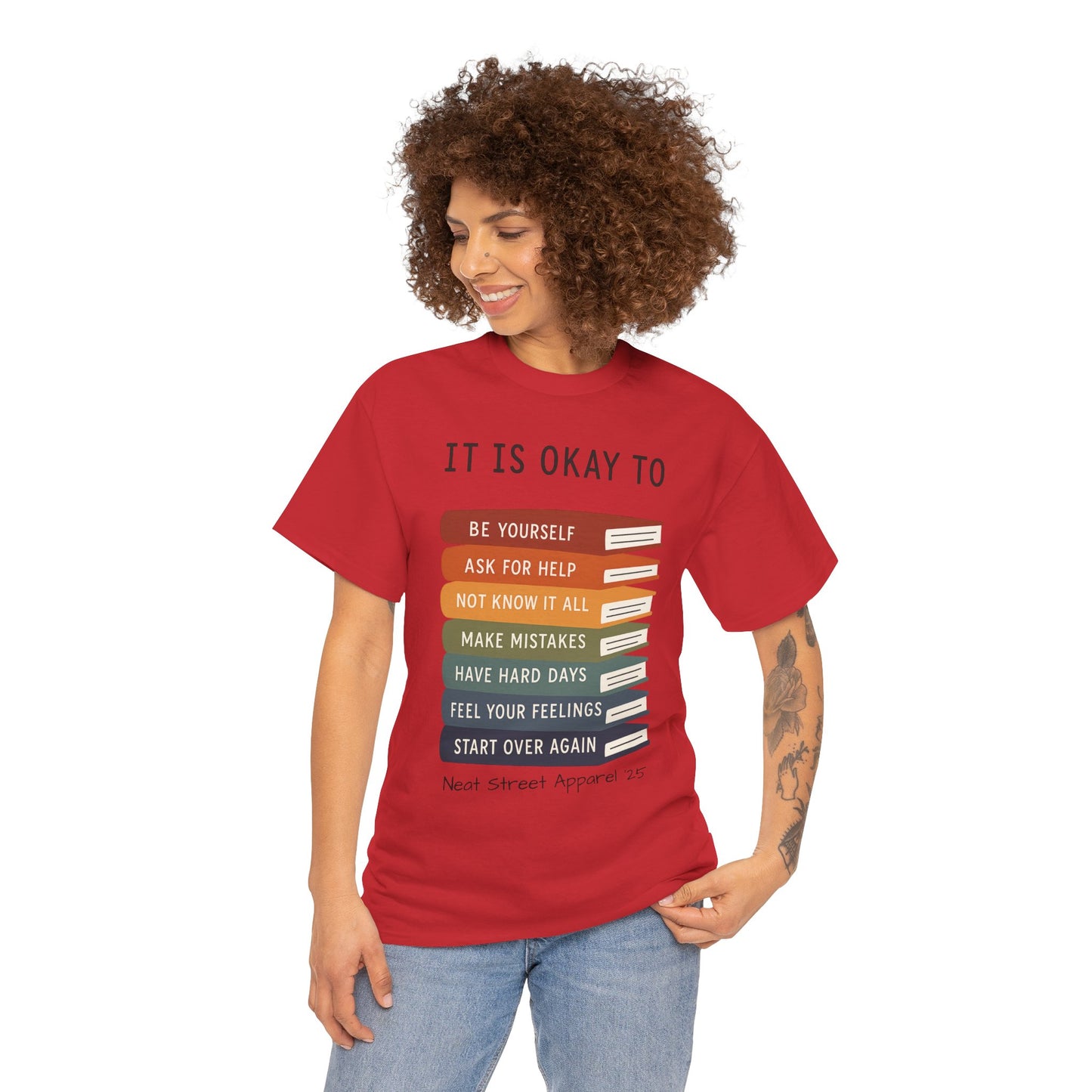 Inspirational Message Cotton Tee