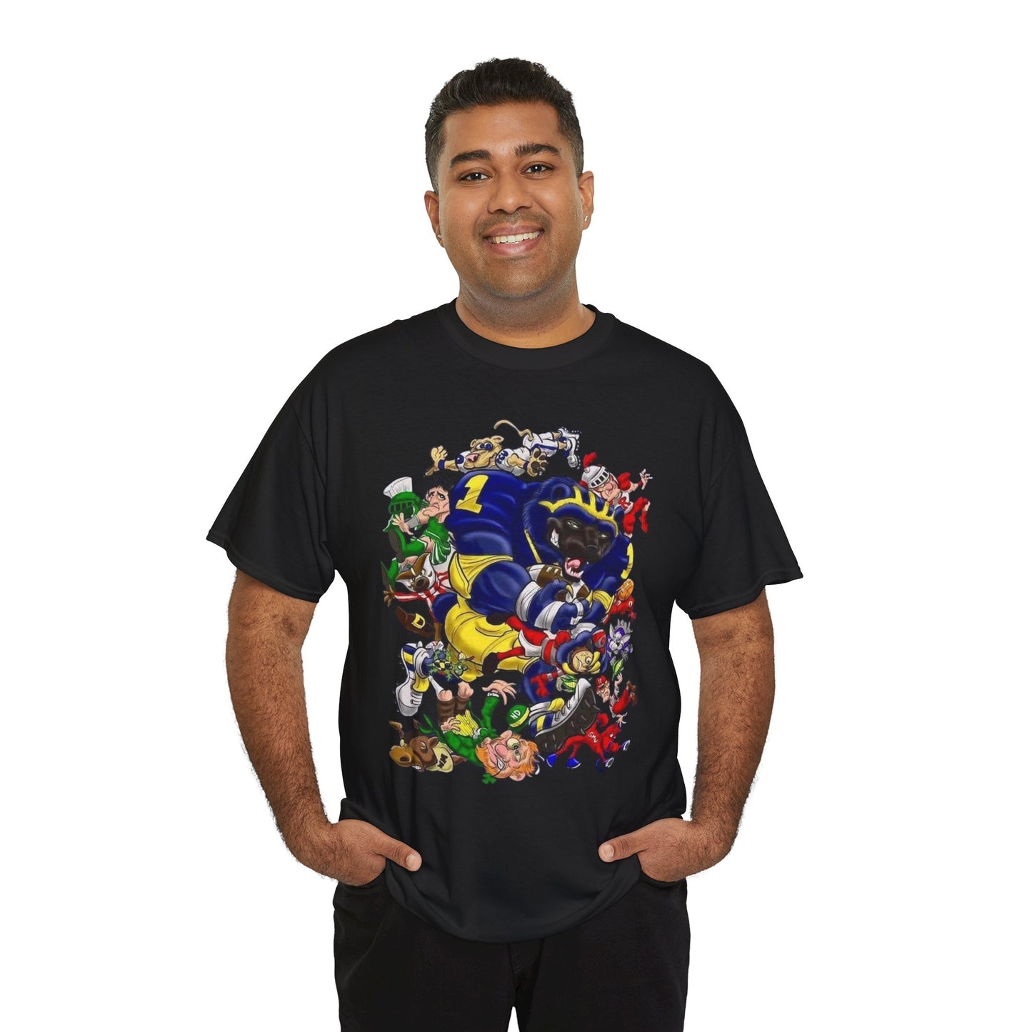 Wolverines Unisex Heavy Cotton Tee