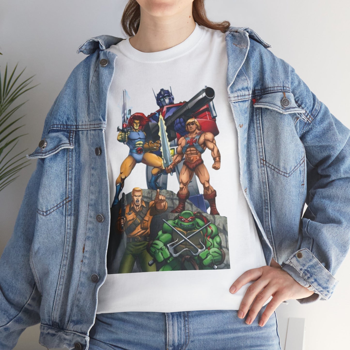 Retro 80s Action Heroes Unisex Tee