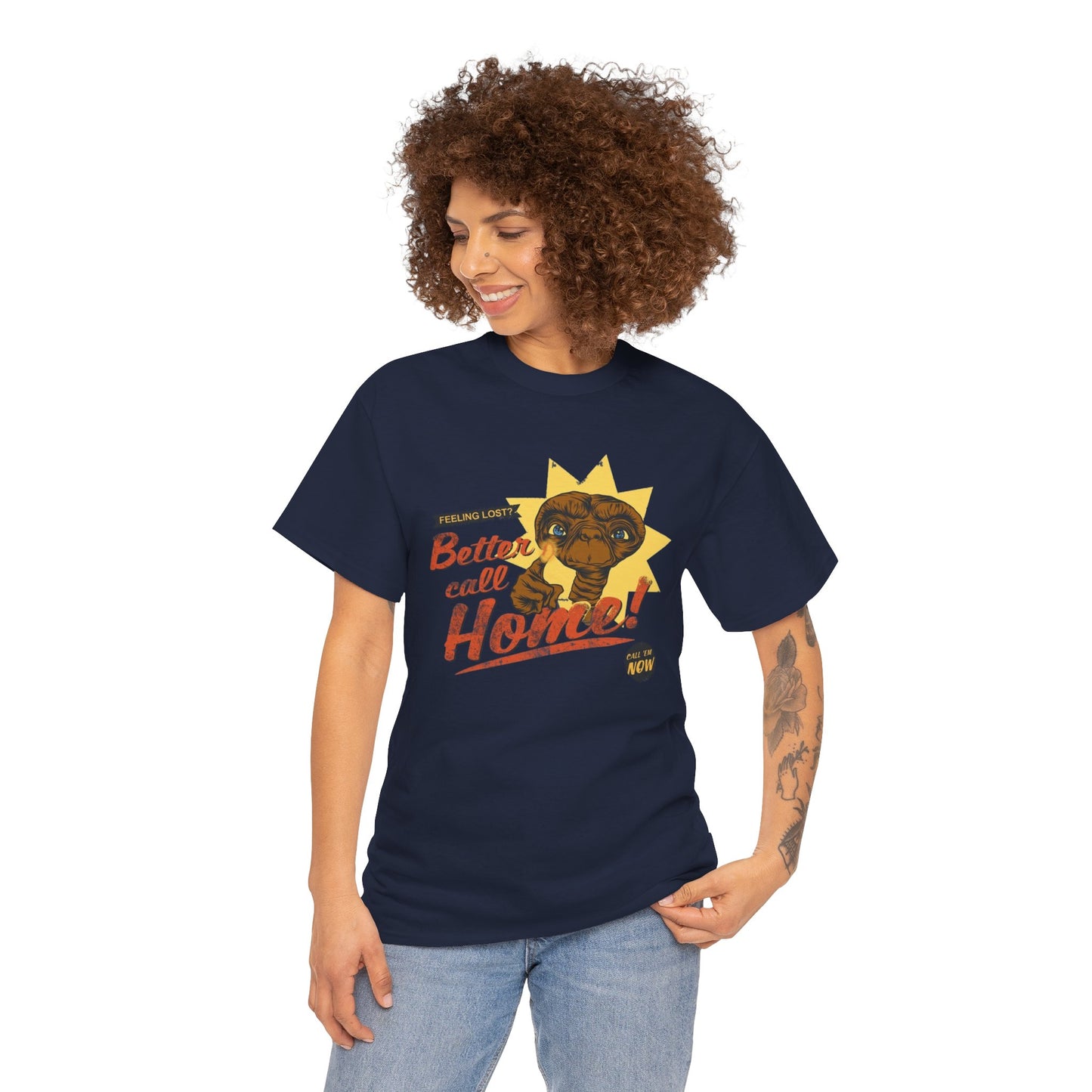 Better Call Home! Unisex Heavy Cotton Tee