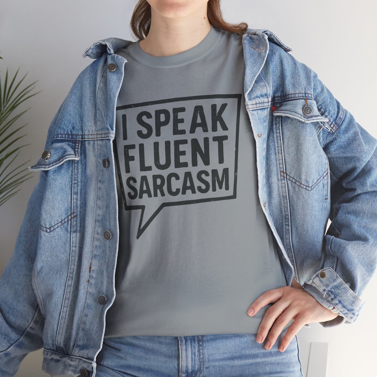 Fluent Sarcasm Humor Tee Unisex Cotton T-Shirt