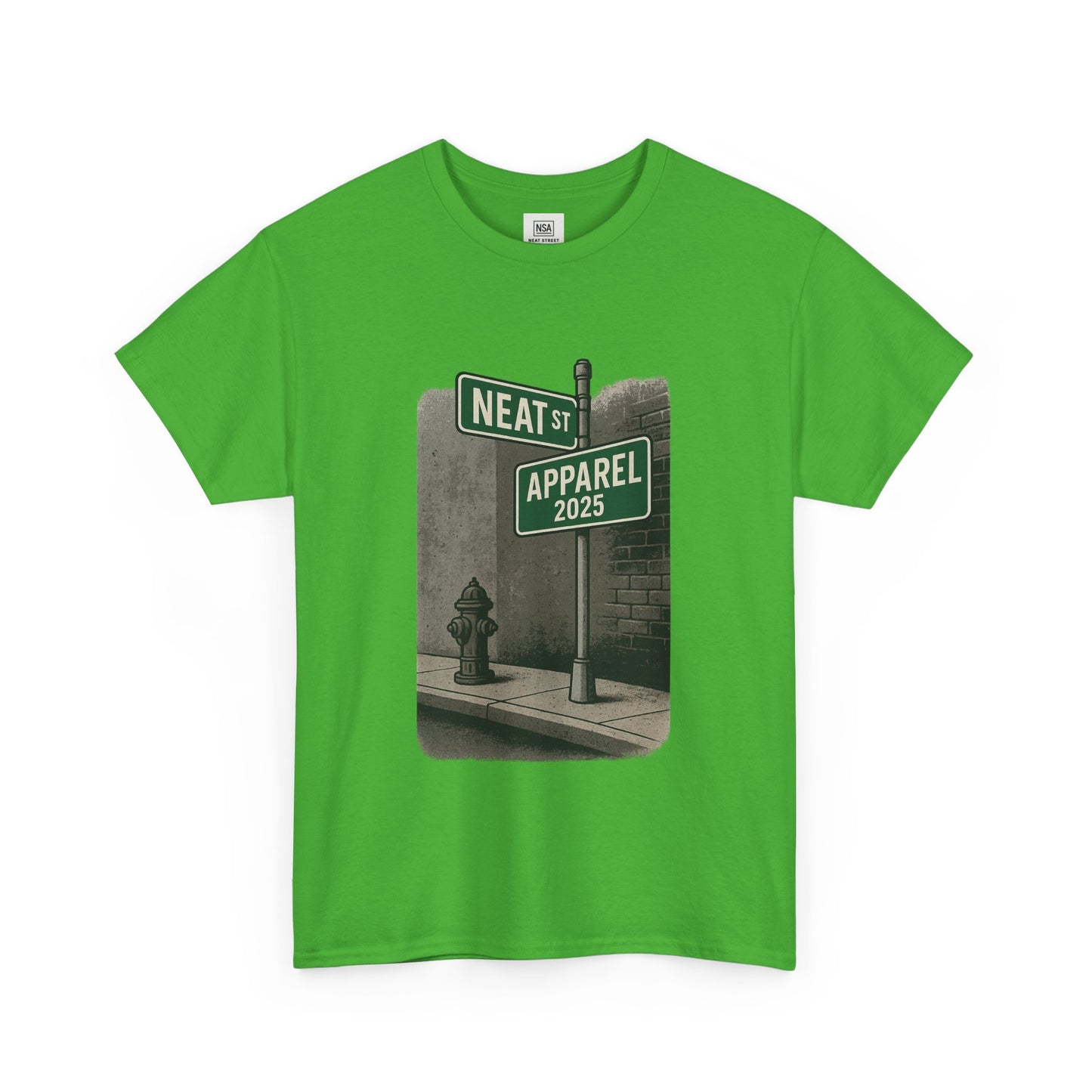 Vintage Neat Street Unisex Heavy Cotton Tee