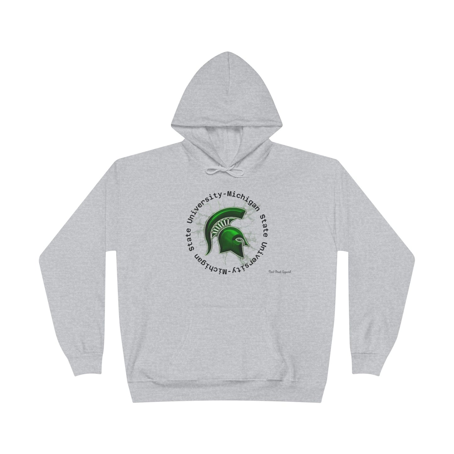 Spartan Spirit Eco-Smart Hoodie, College Sweatshirt, Unisex Pullover, Campus Gear, Game Day Apparel, School Pride Gift
