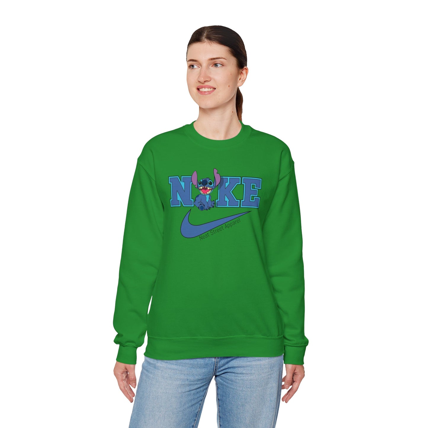 Stitch Design Crewneck Sweatshirt