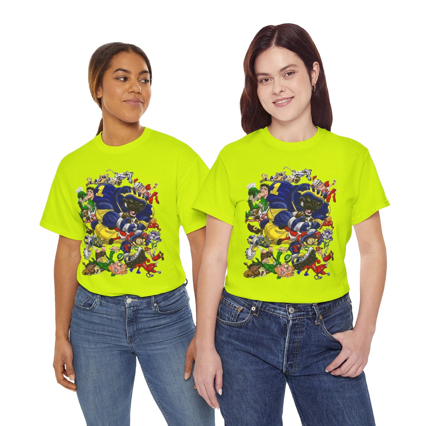 Wolverines Unisex Heavy Cotton Tee