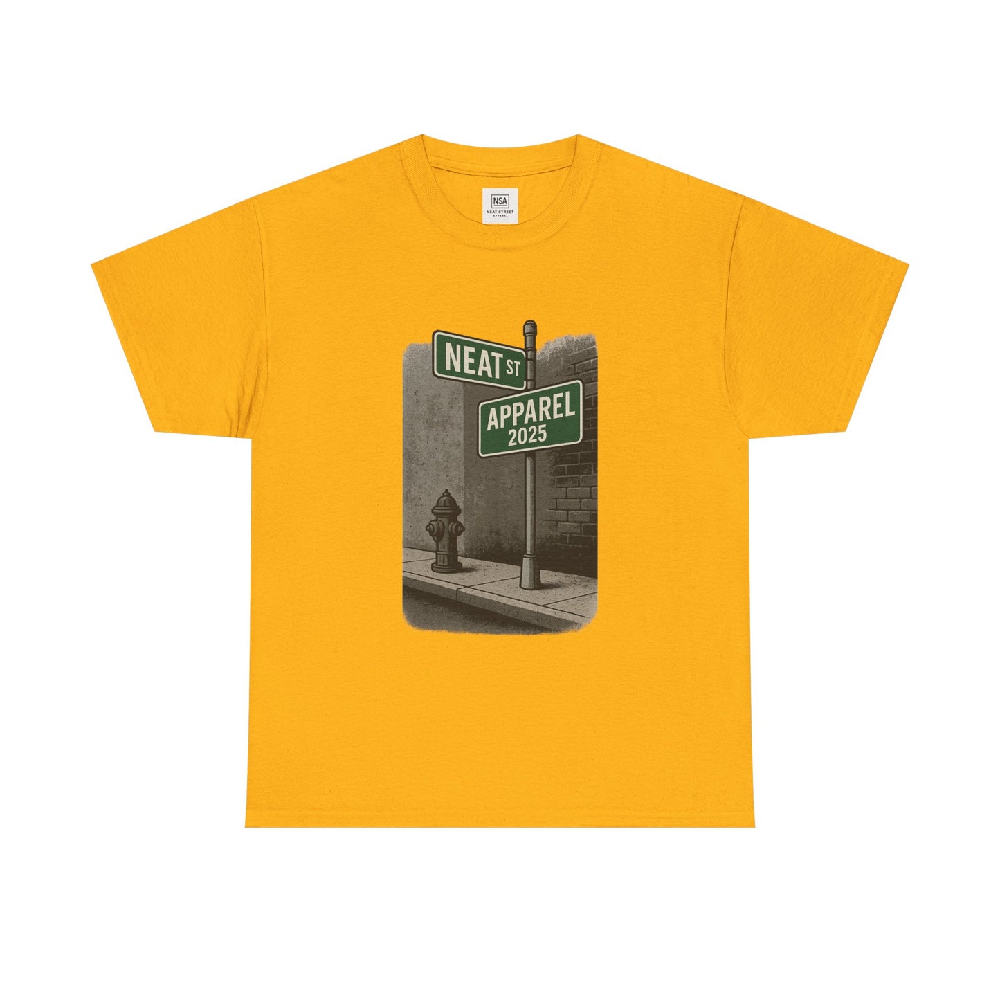 Vintage Neat Street Unisex Heavy Cotton Tee