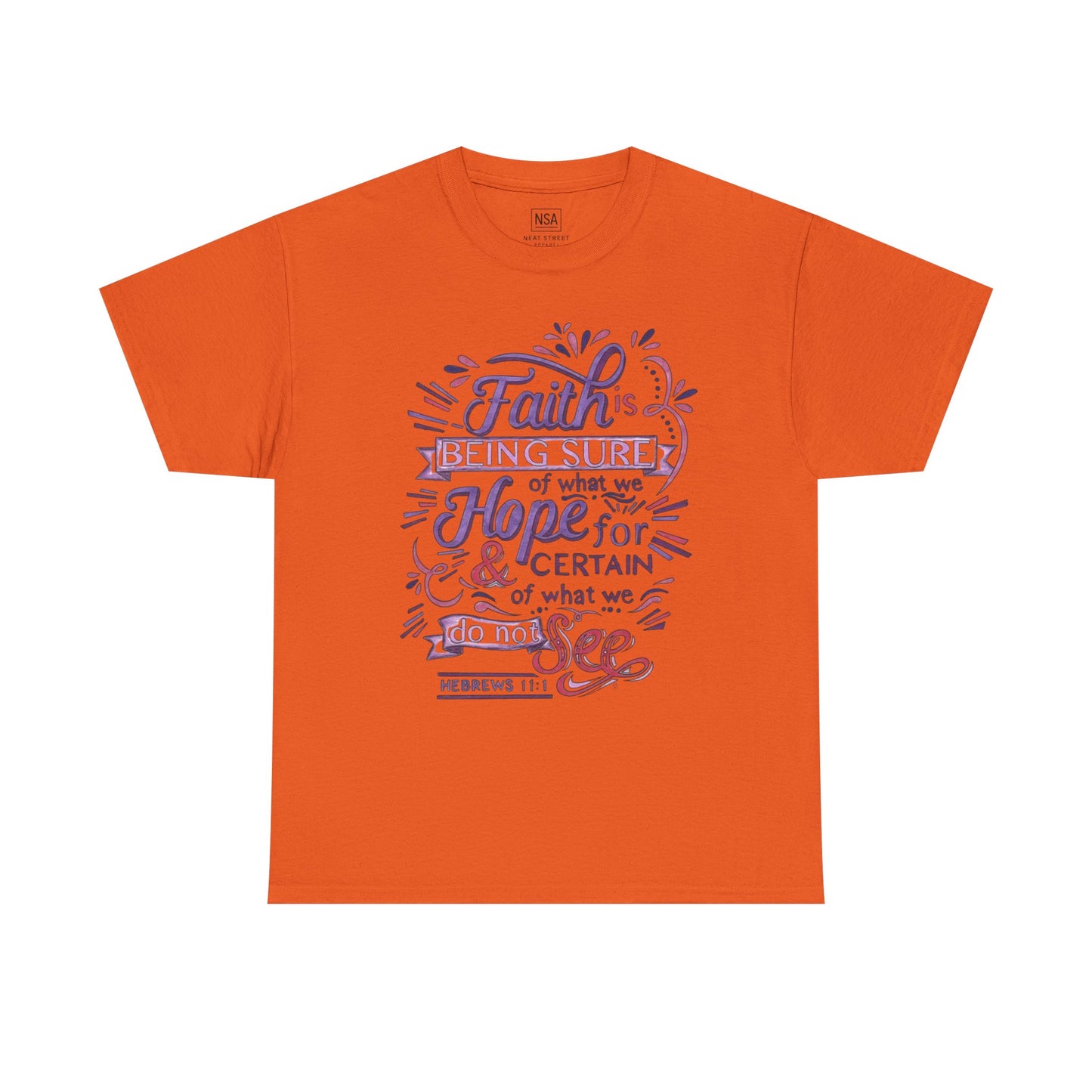 Inspirational Faith & Hope Unisex Cotton T-shirt