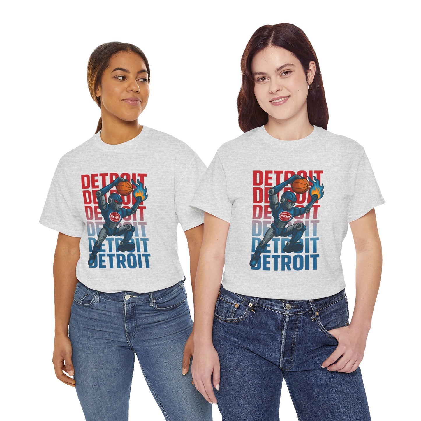 Detroit Basketball Neat Street Graphic Tee