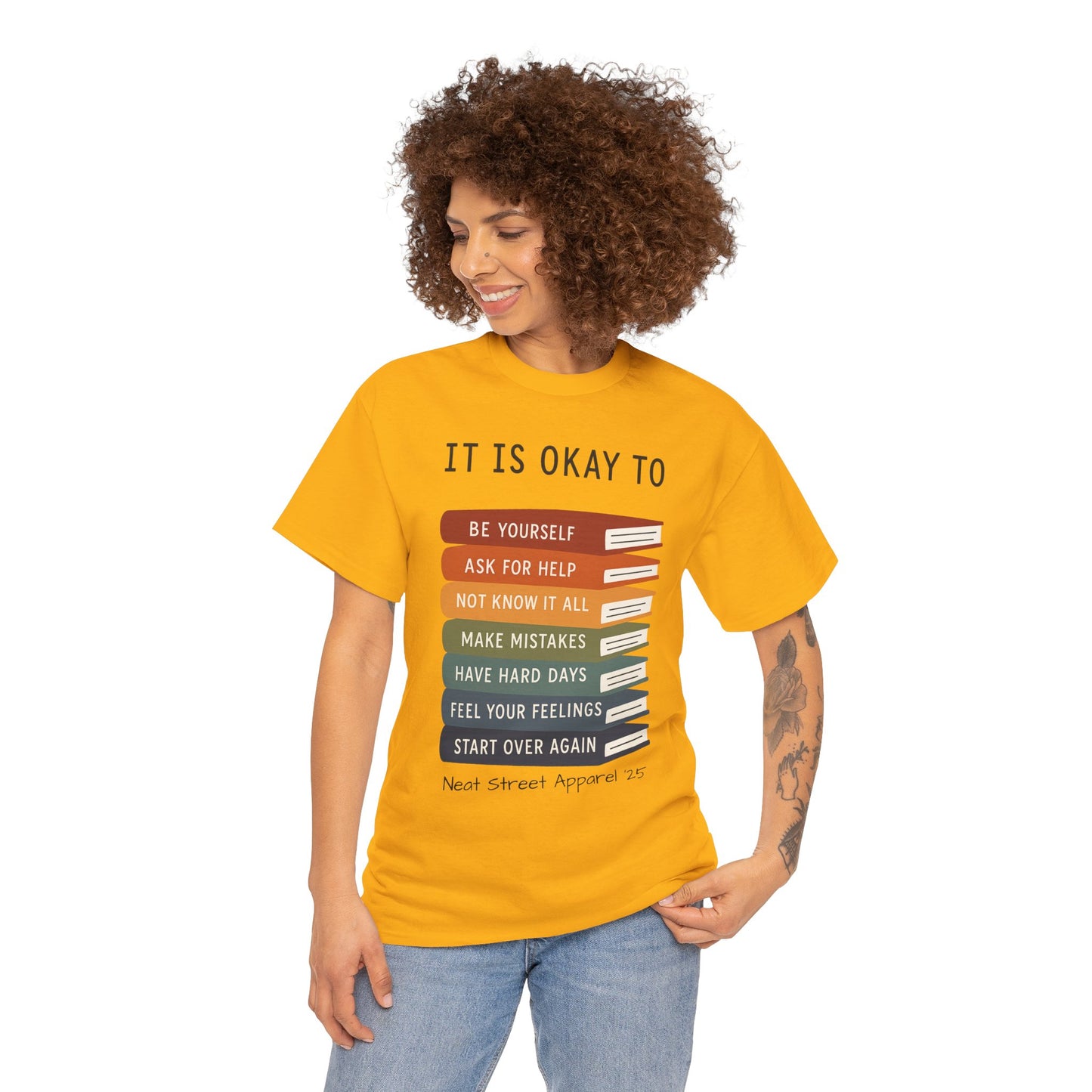 Inspirational Message Cotton Tee
