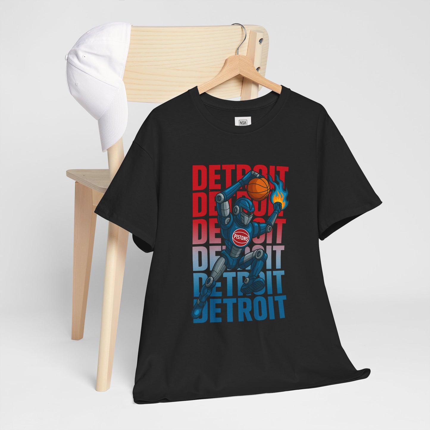 Detroit Basketball Neat Street Graphic Tee