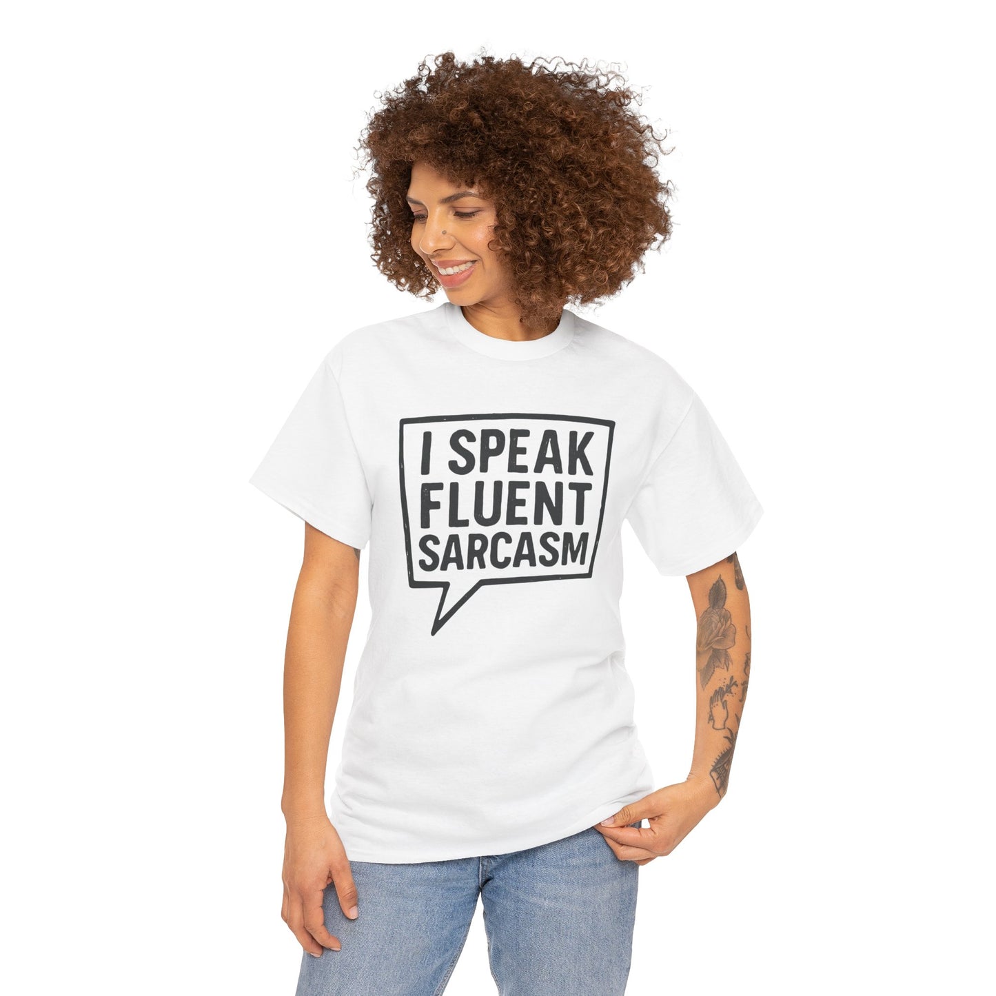 Fluent Sarcasm Humor Tee Unisex Cotton T-Shirt
