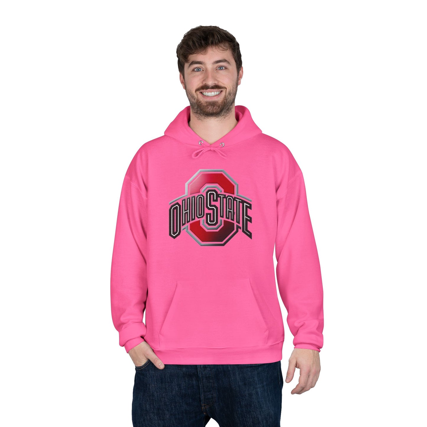 Buckeyes Unisex EcoSmart Pullover Hoodie, Sports Fan Gift, College Hoodie