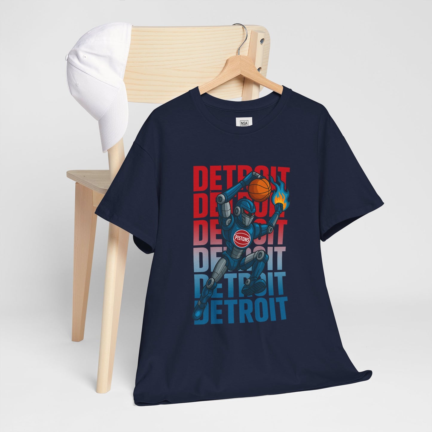 Detroit Basketball Neat Street Graphic Tee