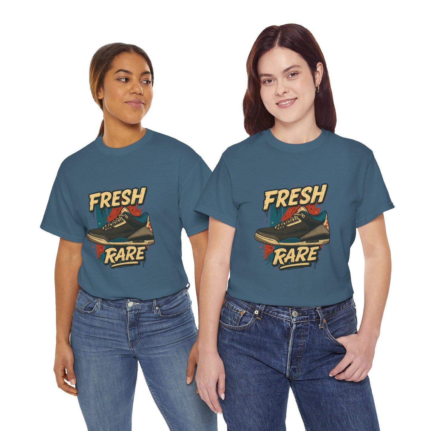 Streetwear Graphic Tee - 'Fresh-Rare' Unisex Heavy Cotton T-Shirt for Rare Air Jordan 3 release