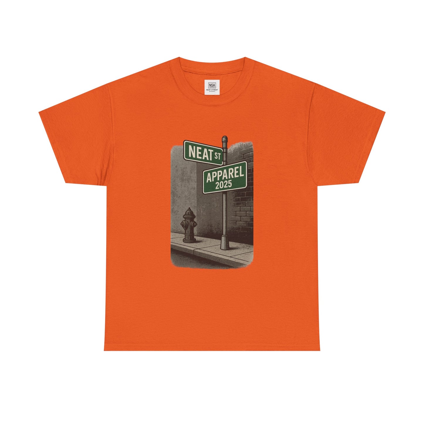 Vintage Neat Street Unisex Heavy Cotton Tee
