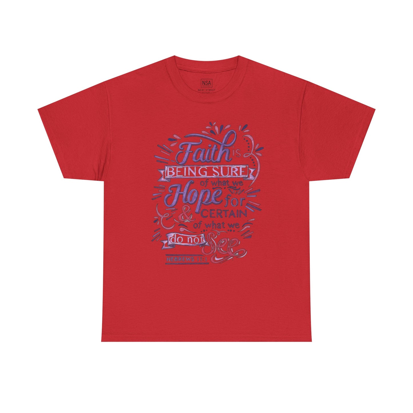 Inspirational Faith & Hope Unisex Cotton T-shirt