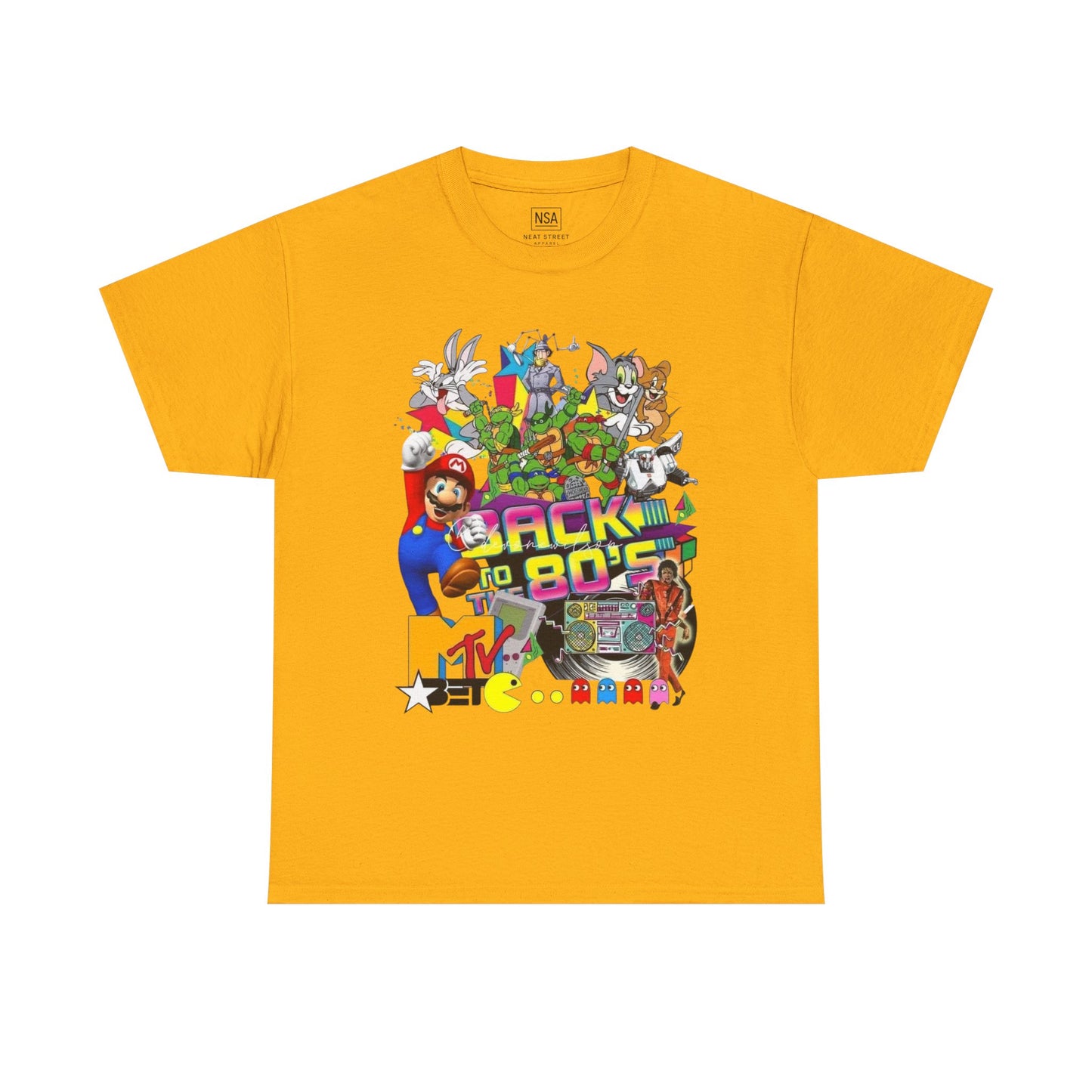 Retro 80s Unisex Heavy Cotton Tee