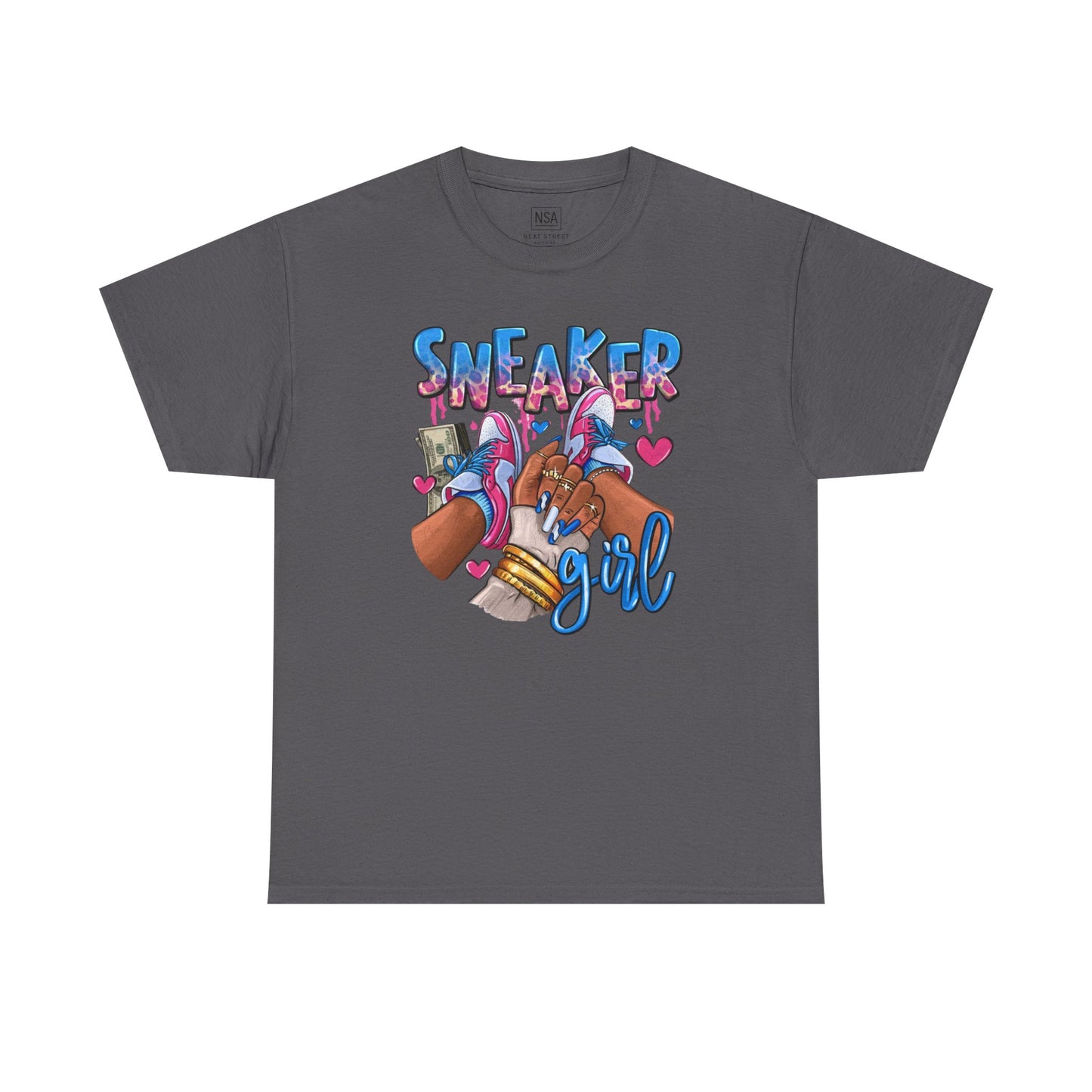 Sneaker Girl Unisex Heavy Cotton Tee