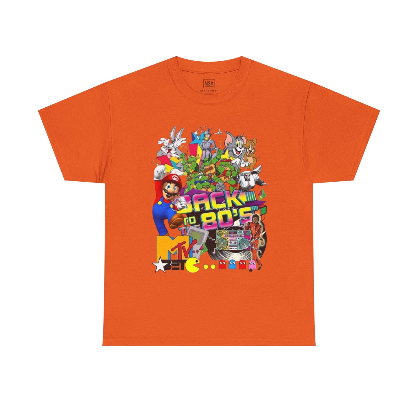 Retro 80s Unisex Heavy Cotton Tee