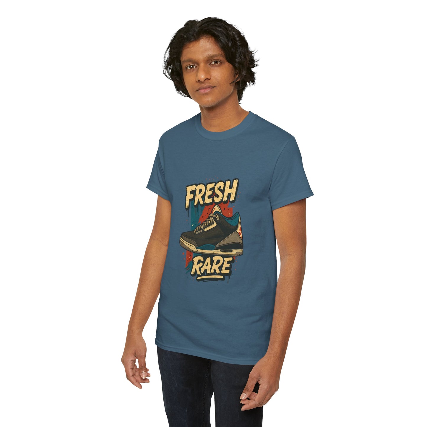 Streetwear Graphic Tee - 'Fresh-Rare' Unisex Heavy Cotton T-Shirt for Rare Air Jordan 3 release
