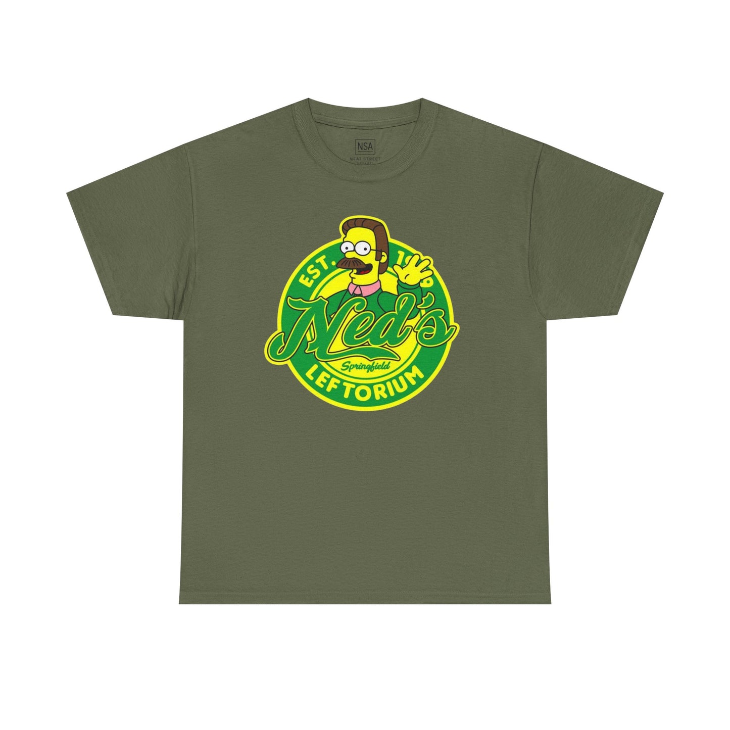 Ned's Leftorium Unisex Heavy Cotton Tee