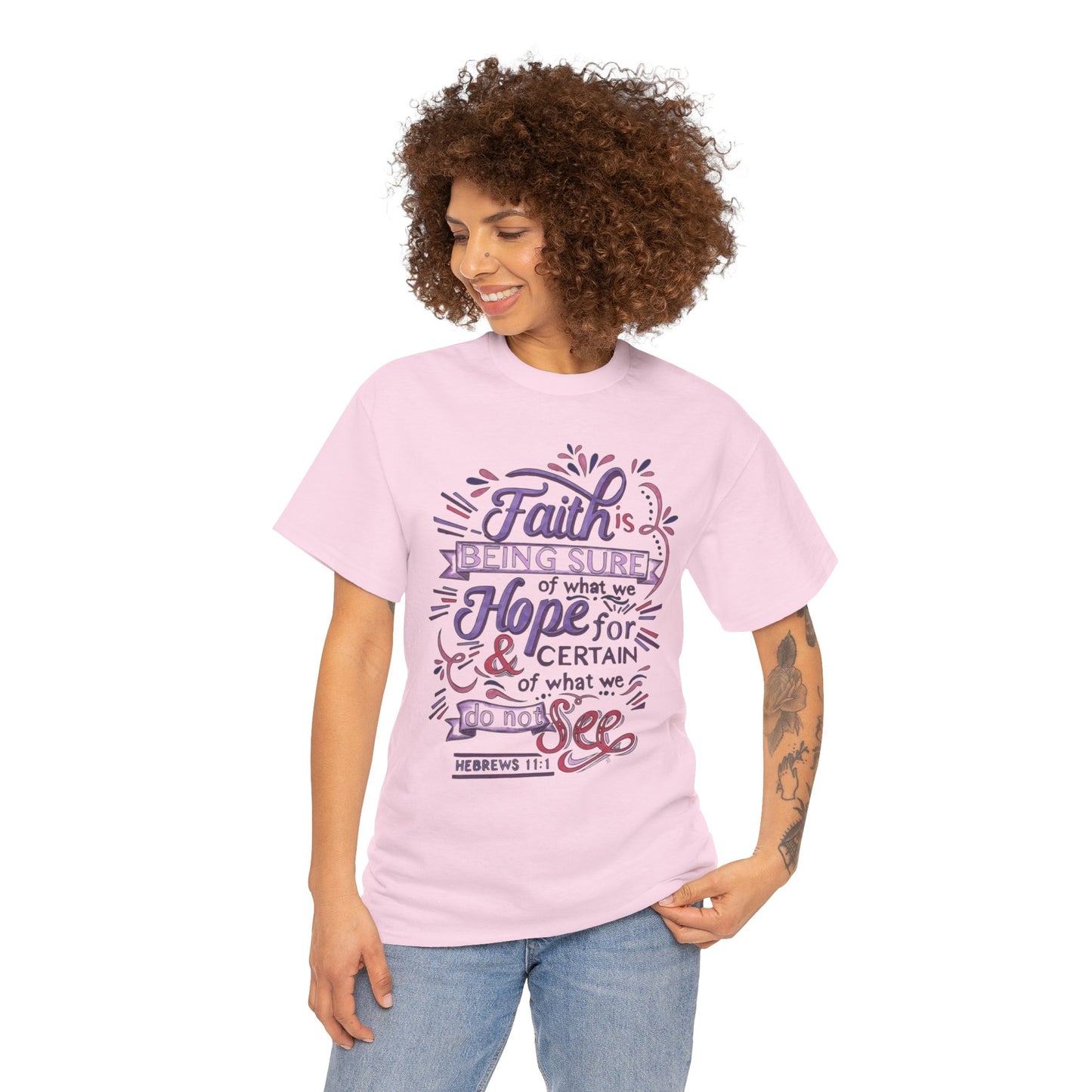 Inspirational Faith & Hope Unisex Cotton T-shirt