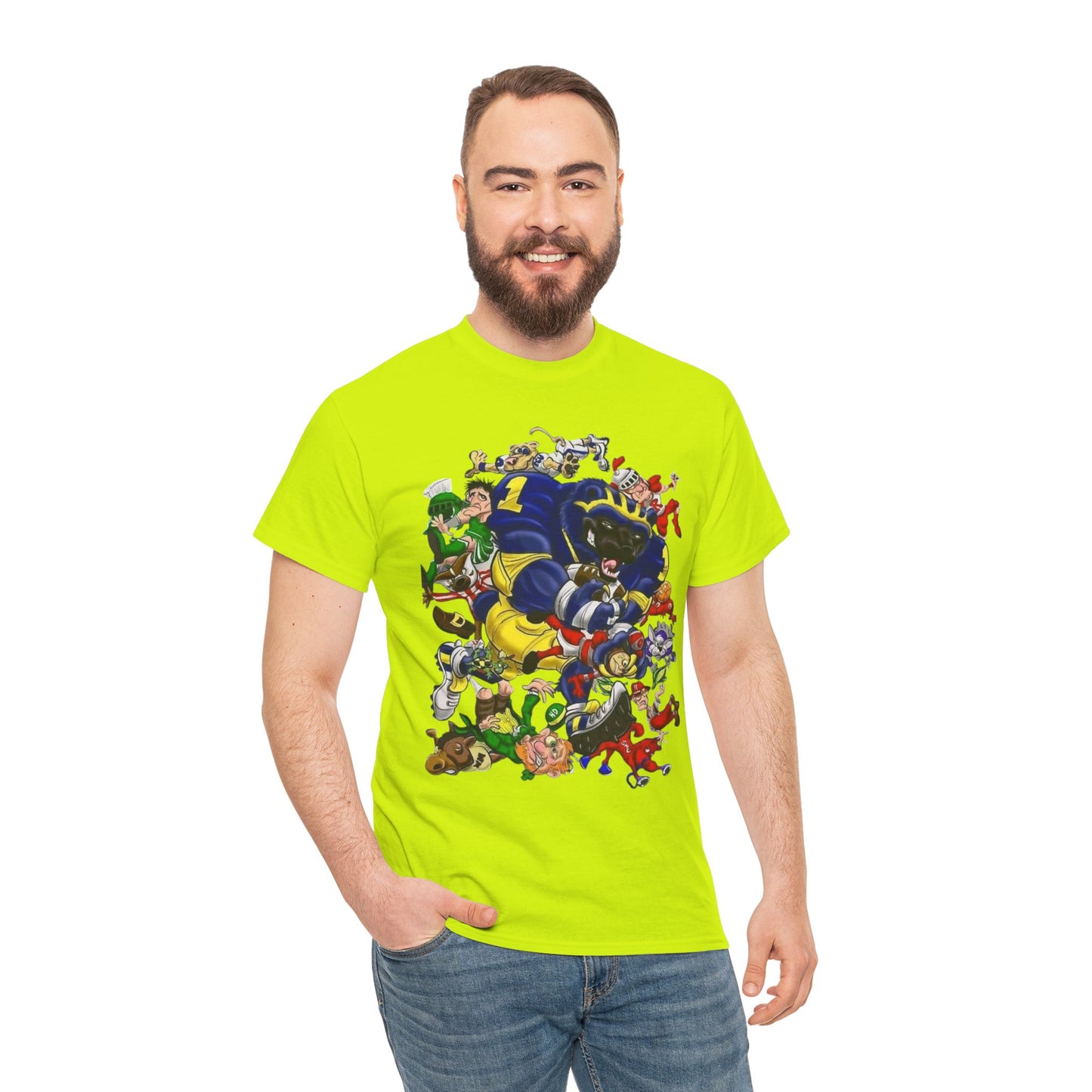 Wolverines Unisex Heavy Cotton Tee